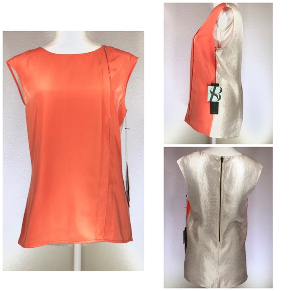 Sachin + Babi Tops - NWT {SACHIN + BABI} ‘Preston’ Color-Block Blouse